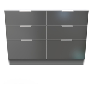Plymouth Ready Assembled 6 Drawer Midi Chest