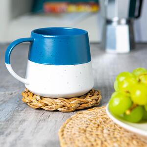 370ml Dipped Flecked Stoneware Belly Mug