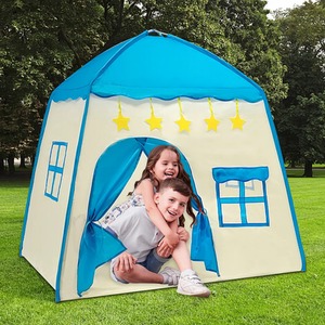 Play Indoor and Outdoor Castle Tent