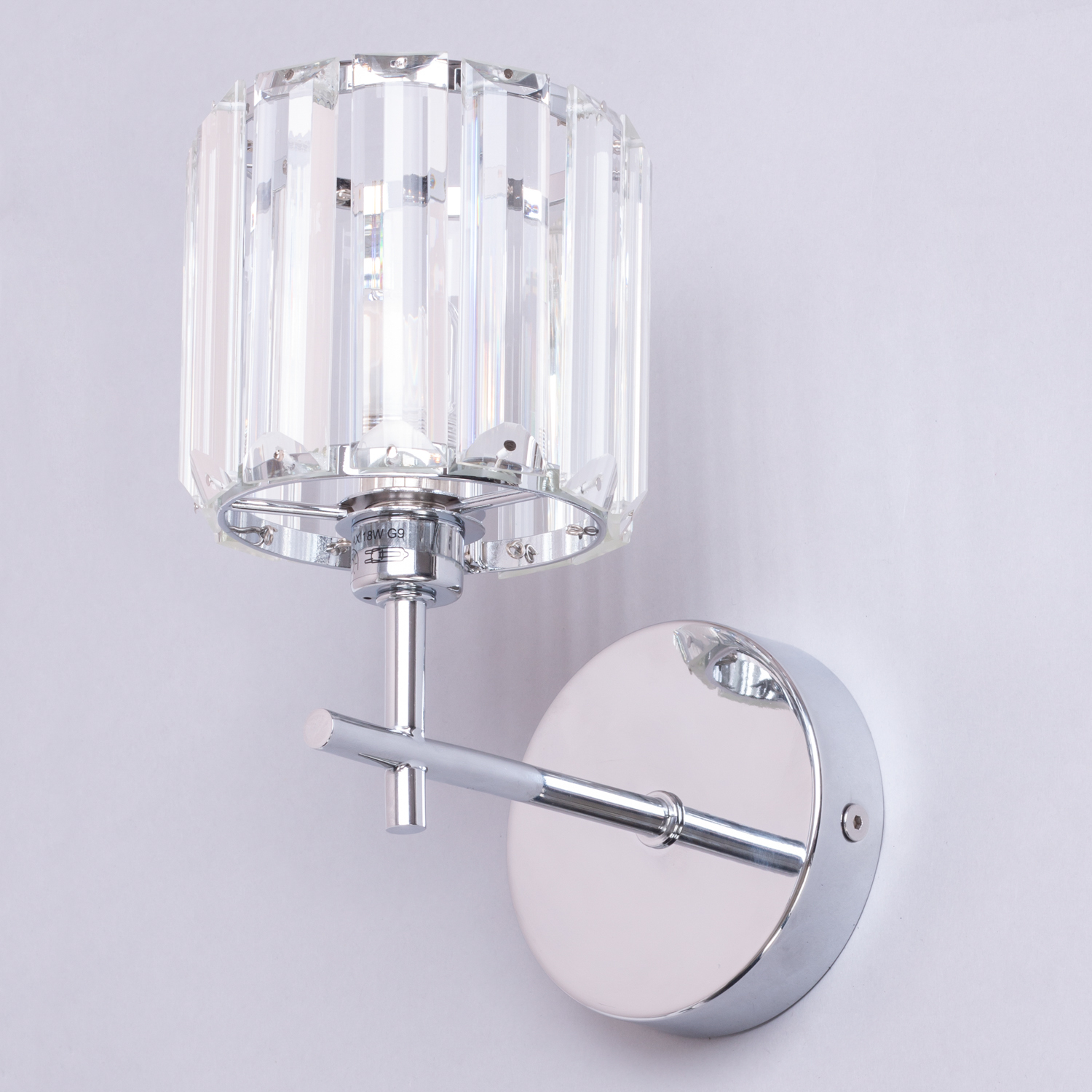 Skydda Bathroom 1 Light Wall Light - Chrome