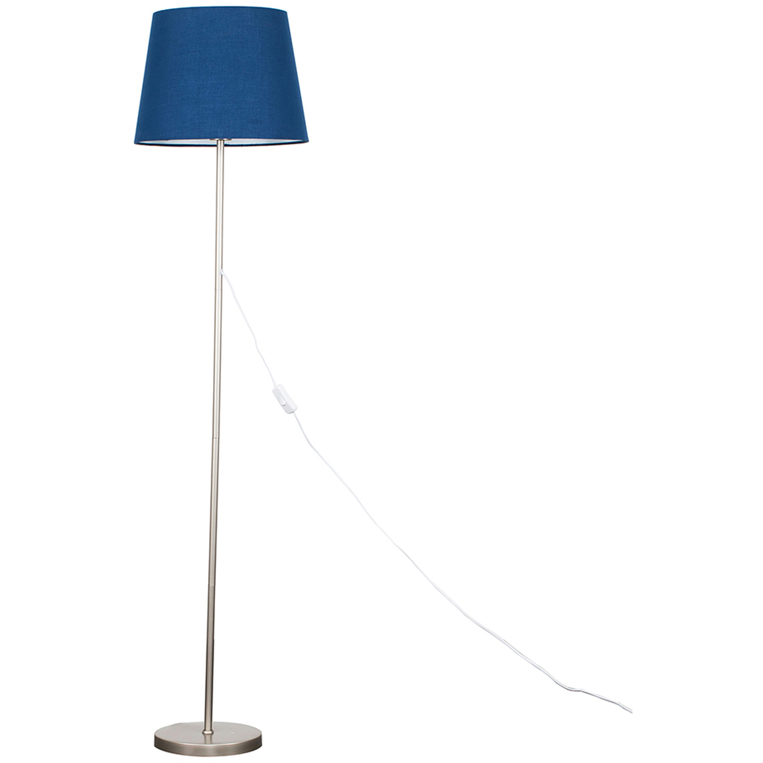 Image of Modern Floor Lamp In Brushed Chrome&hellip;