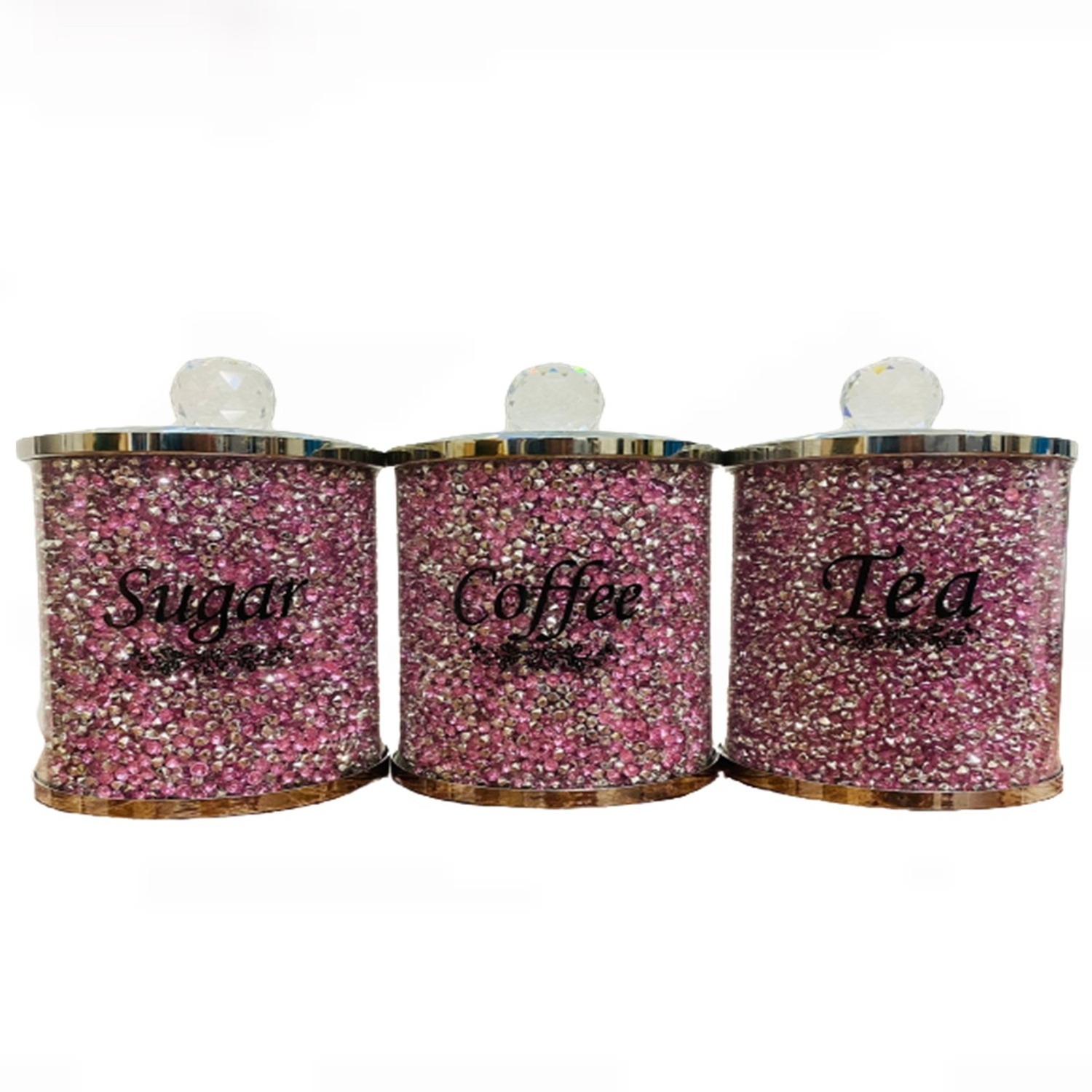 Image of Crystal Diamond Crushed Jars Of Tea&hellip;
