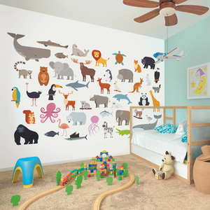 Animal Collection Wall Mural