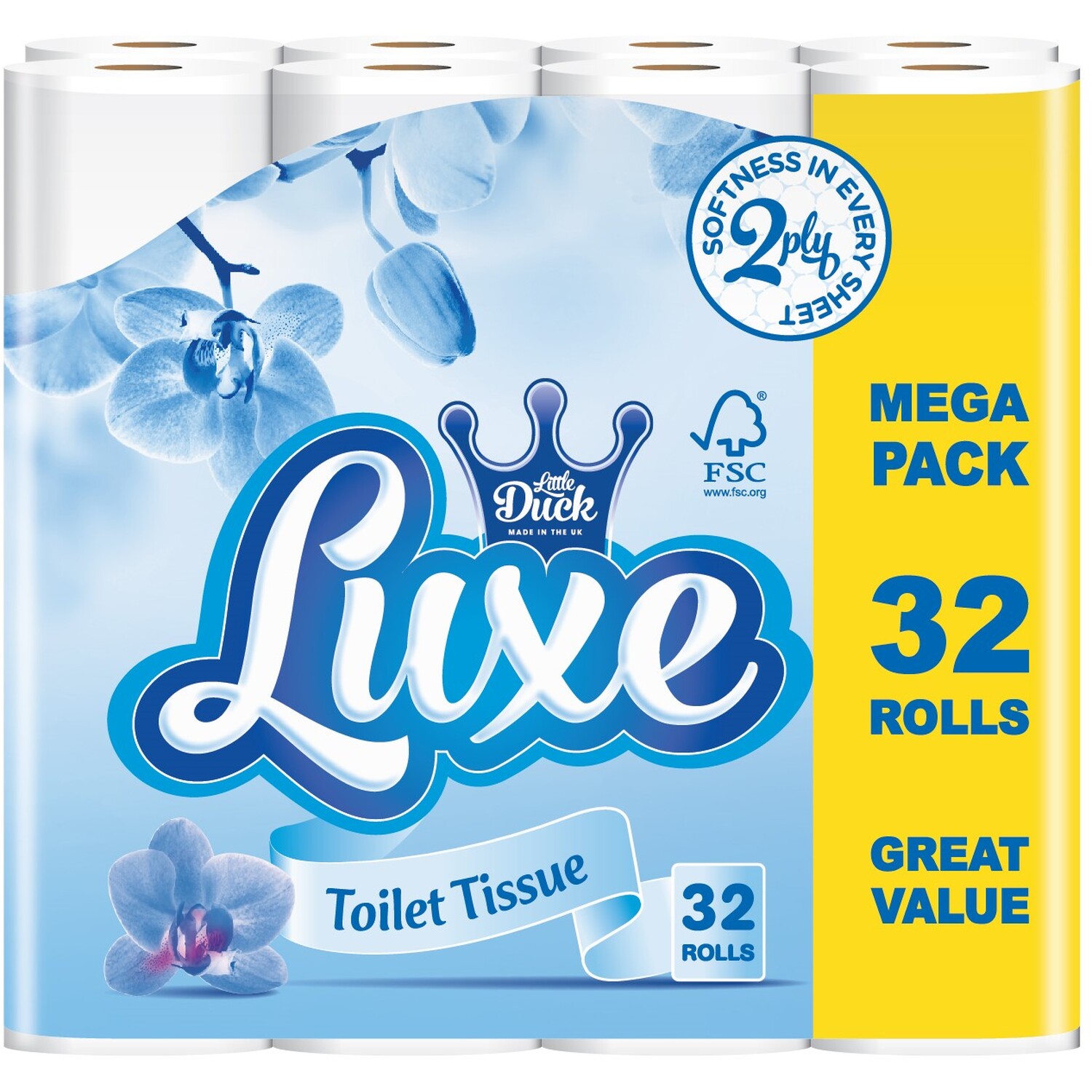 Luxe Toilet Roll 2ply