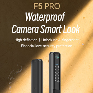 Smart Doorlock With Peephole Camera, Works with fingerprint