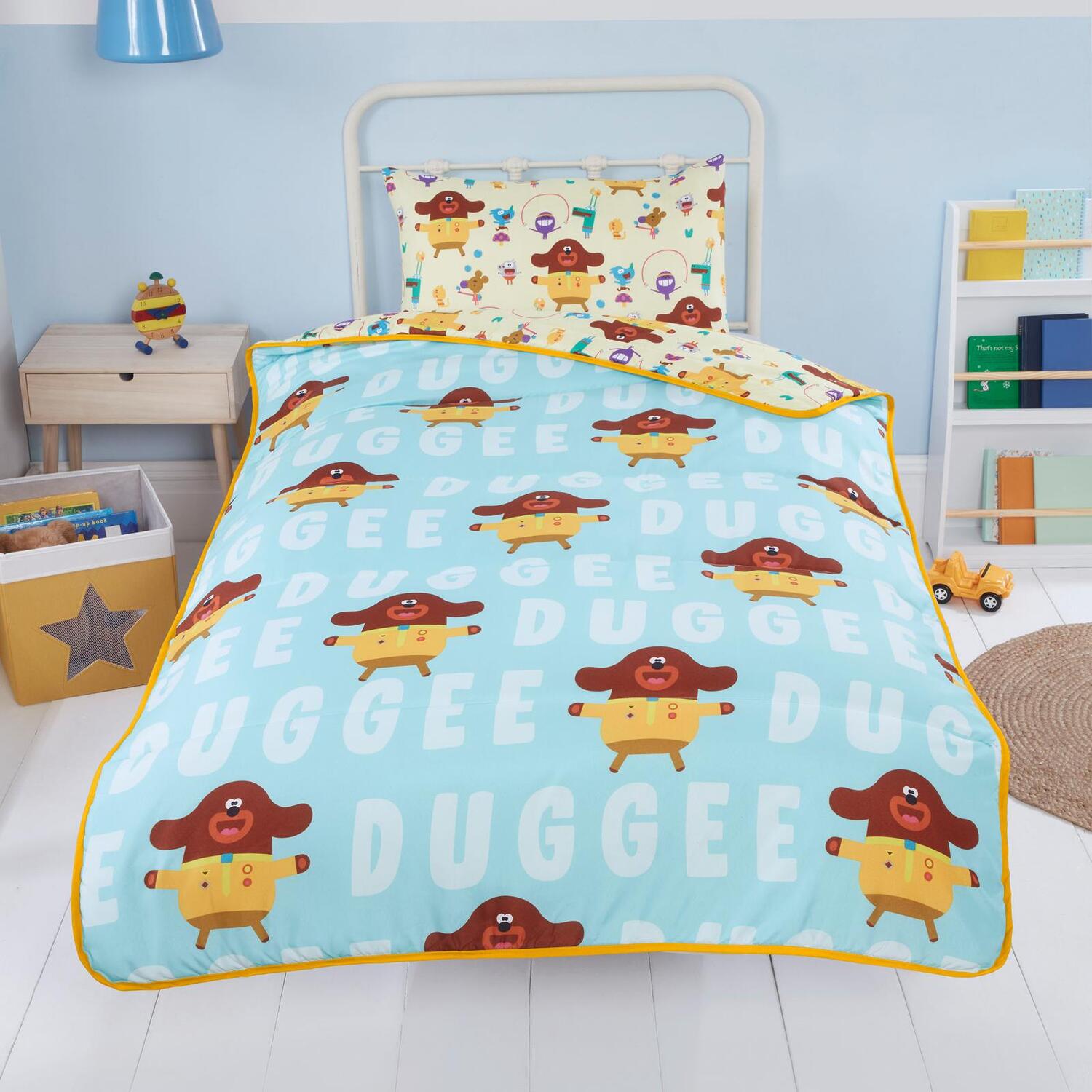 Hey Duggee 4 5 Tog Coverless Duvet Set - Yellow Junior