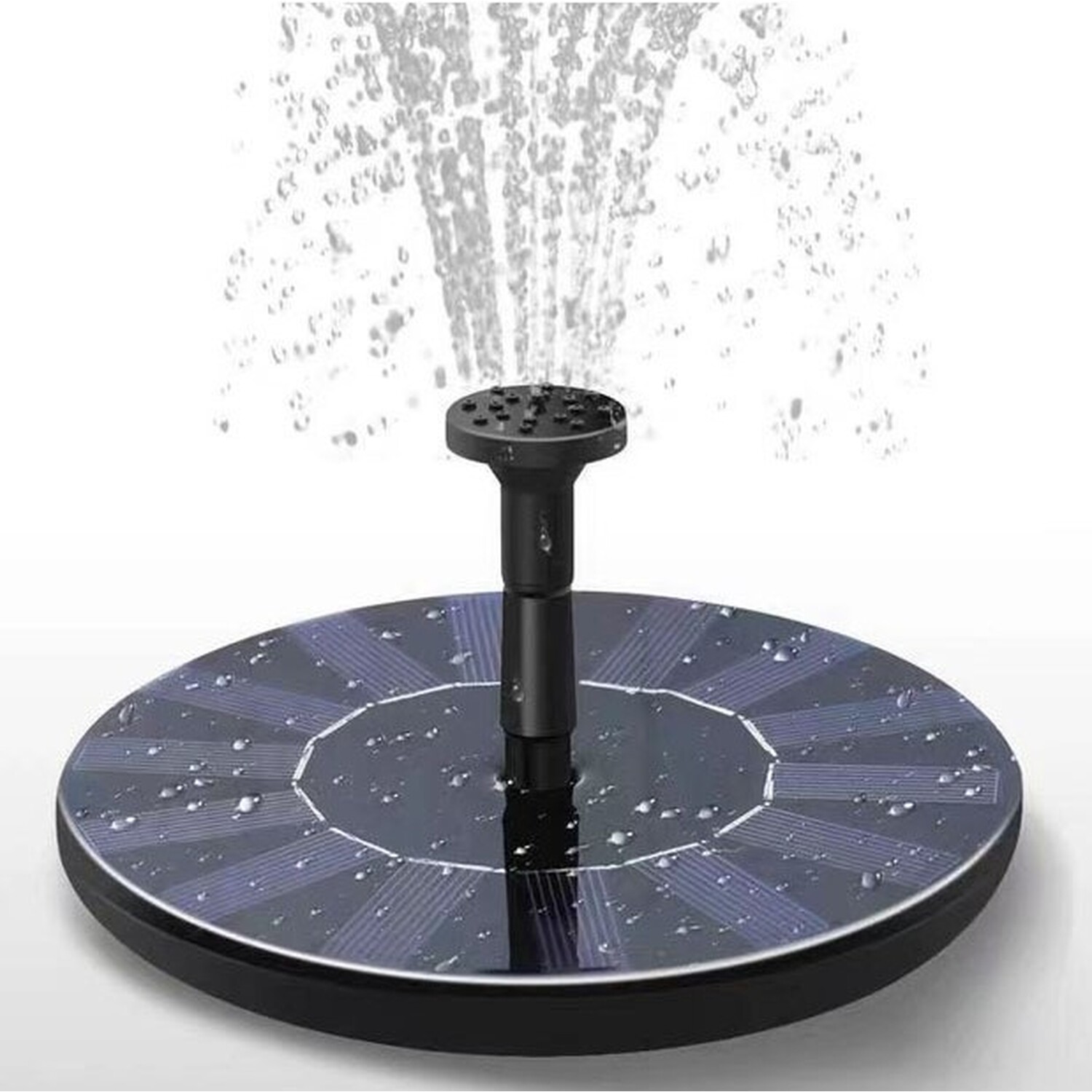 Solar Powered Outdoor Patio Water Pump Fountain