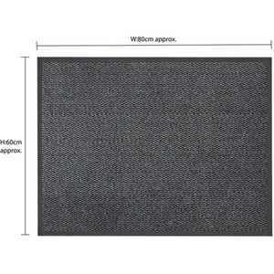 JVL Commodore Barrier Mat - Blue and Black