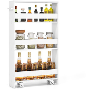 4-Tier Slim Storage Cart