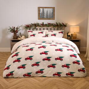 Home For Christmas Sherpa Duvet Set