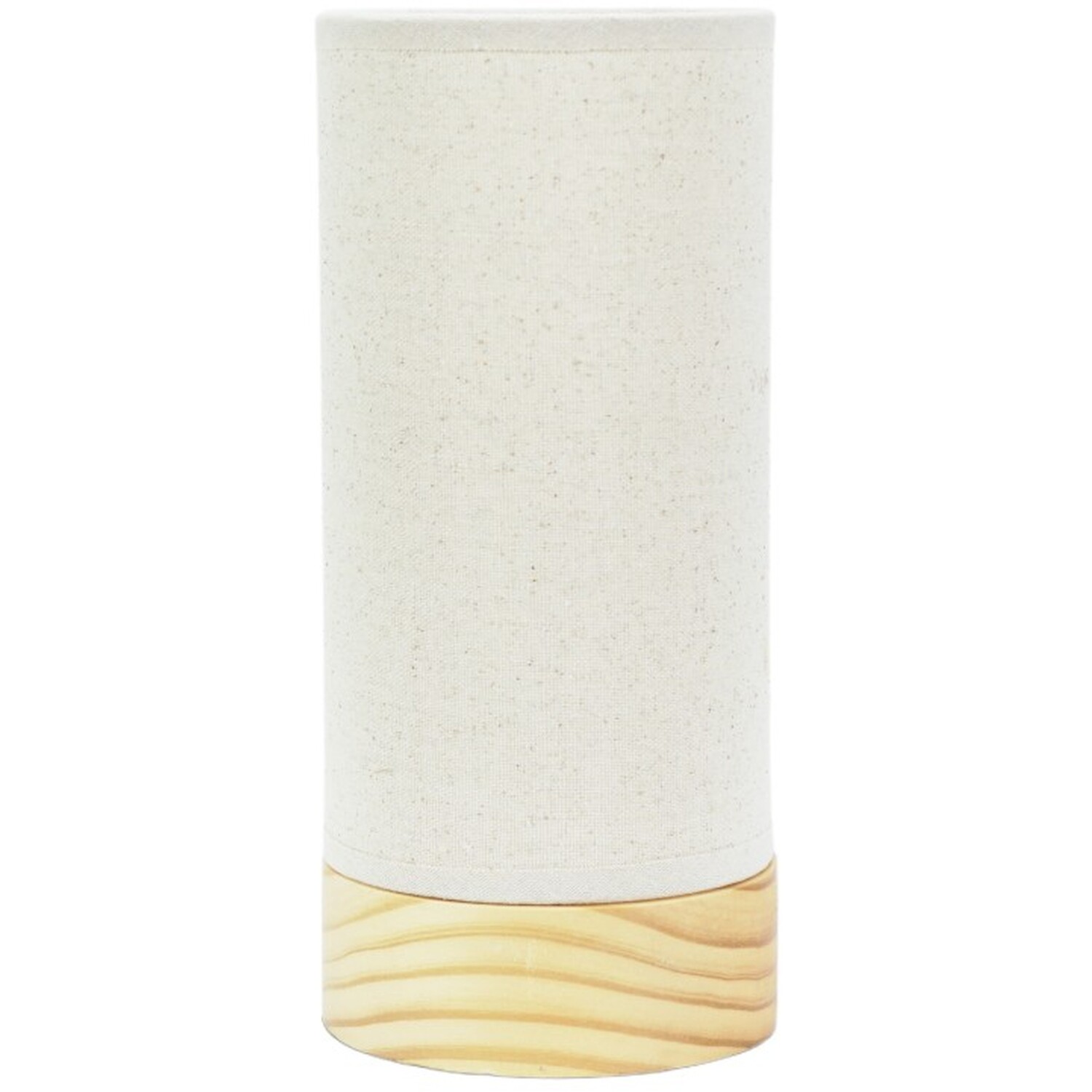 Elsa Wooden Table Lamp - Natural / Fabric / Yes