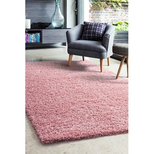 Super Soft Venus Shaggy Blush Area Rug
