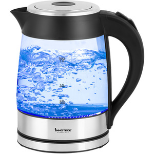 Innoteck 1.7L Cordless Glass Kettle Fast Boil 3000W