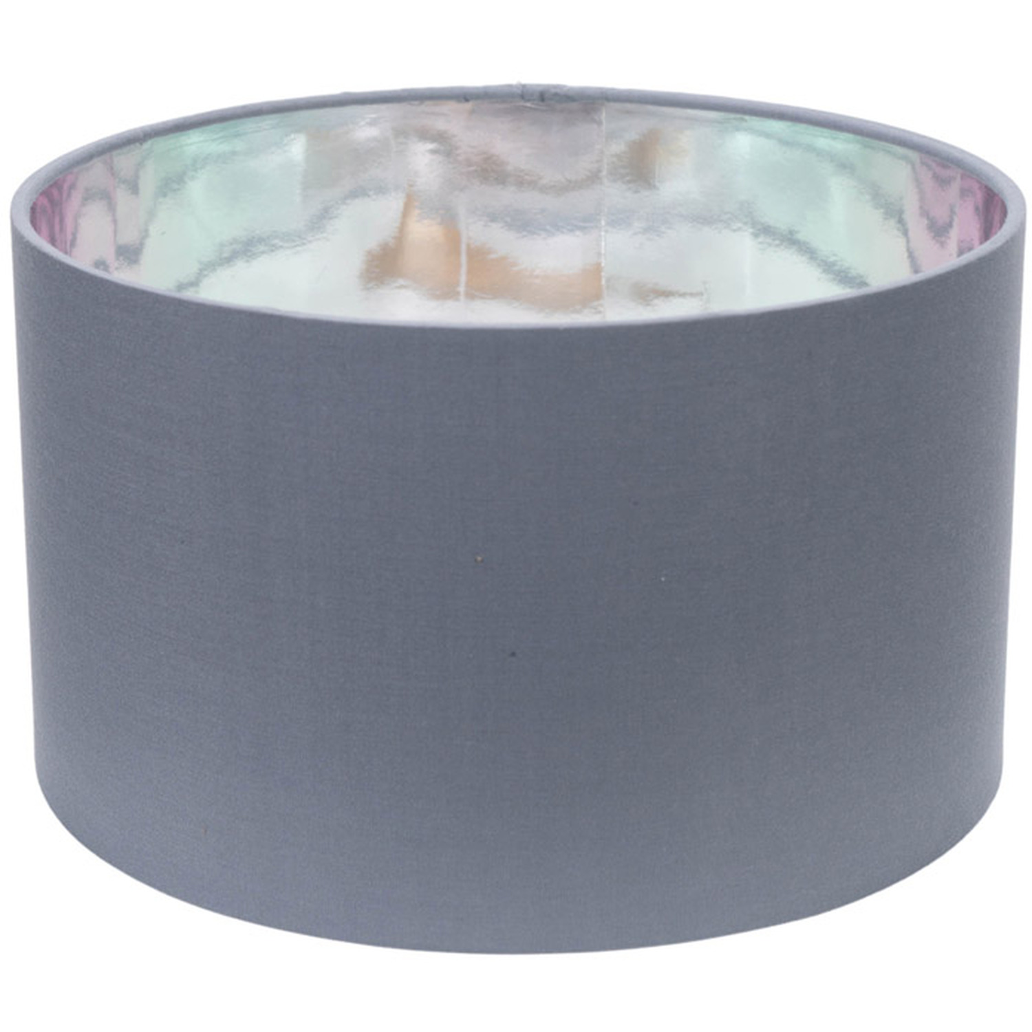 Reni Metallic Inner Ceiling Shade and LED Bulb - Grey