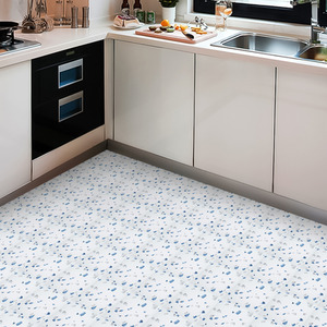 Self-Adhesive PVC Floral Flooring Tiles Set