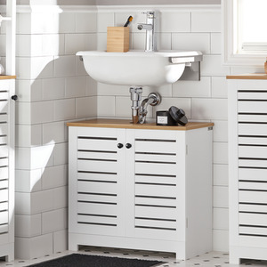 Under-sink Grilled Storage Vanity Unit