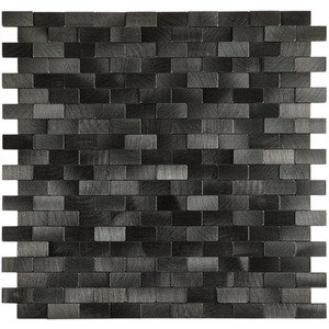 Urban Alloy Pattern Peel and Stick Aluminum Tile Size 300 x 300 x 4 mm