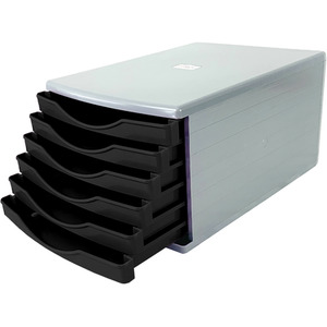 Black / 21.2cm / 6 Desktop Drawer Tower Set shot 7965297