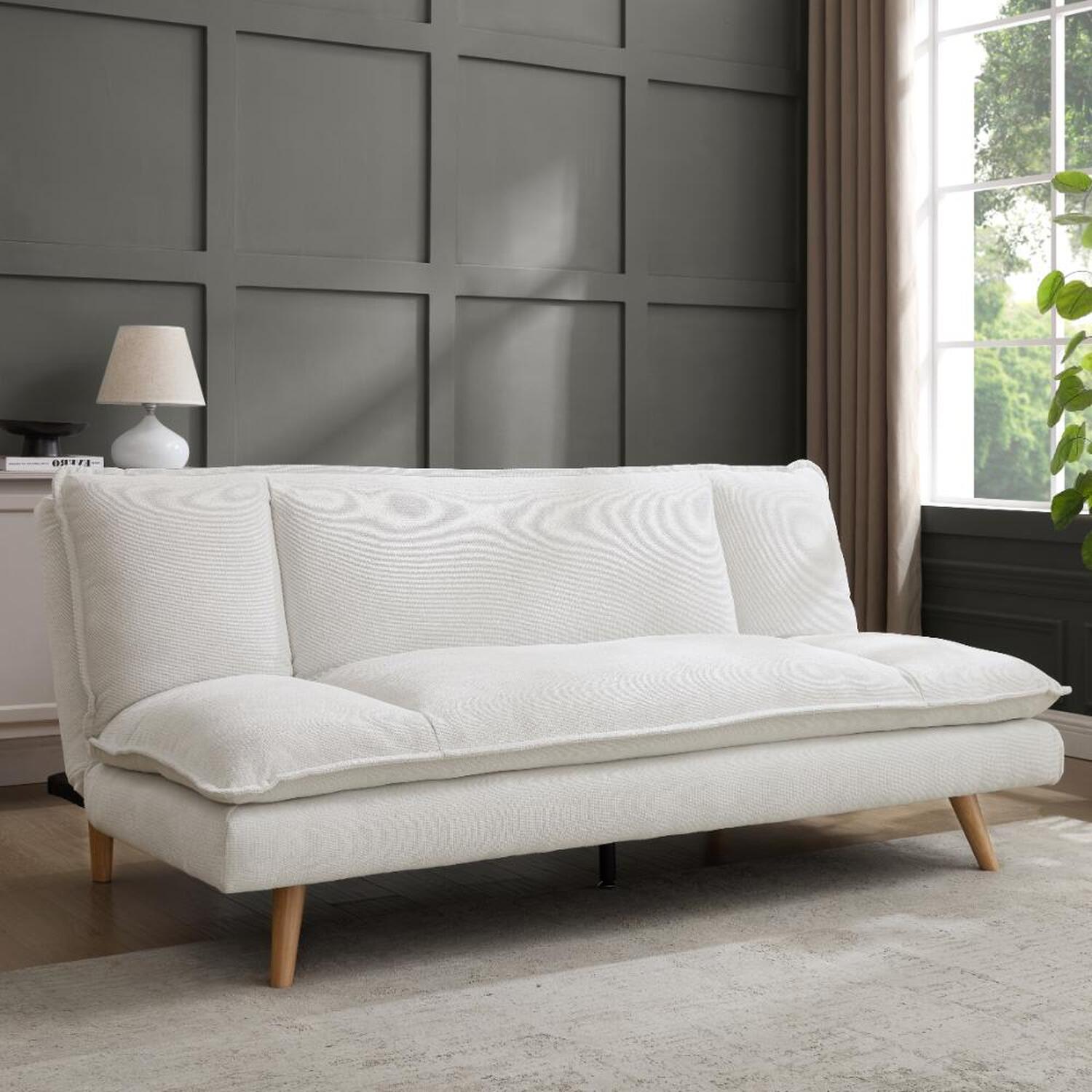 Bonnet Linen Sofa Bed - Cream