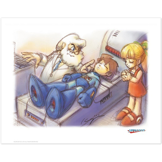 Megaman Limited Edition 14x11 inch Art Print