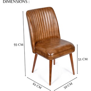 Genuine Leather Dining Chair