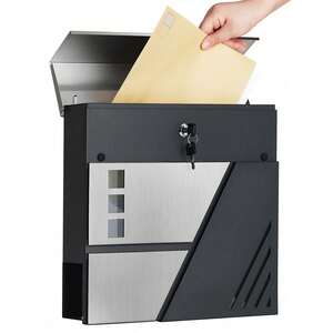 SONGMICS Wall Mounted Letter Box with Lock