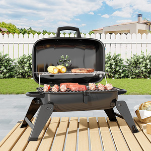 Portable Charcoal BBQ with Foldable Legs