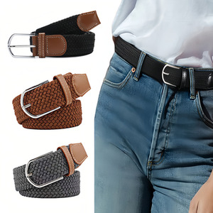 Unisex Elastic Braided Belt