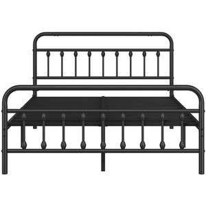 Black / King Yaheetech Vintage Metal Bed Frame shot 10695246