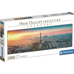 Paris Sunset Skyline Panoramic 1000 Piece Puzzle