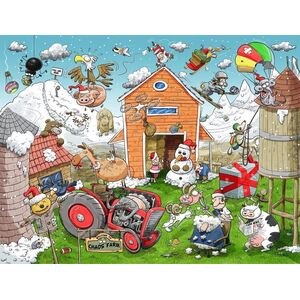 Christmas at Chaos Farm 500 Piece Jigsaw Puzzle - Chaos no.1