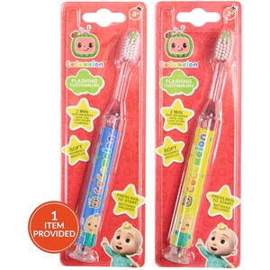 Cocomelon Flashing Soft Bristles Toothbrush