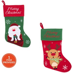 Santa / Reindeer Christmas Stocking