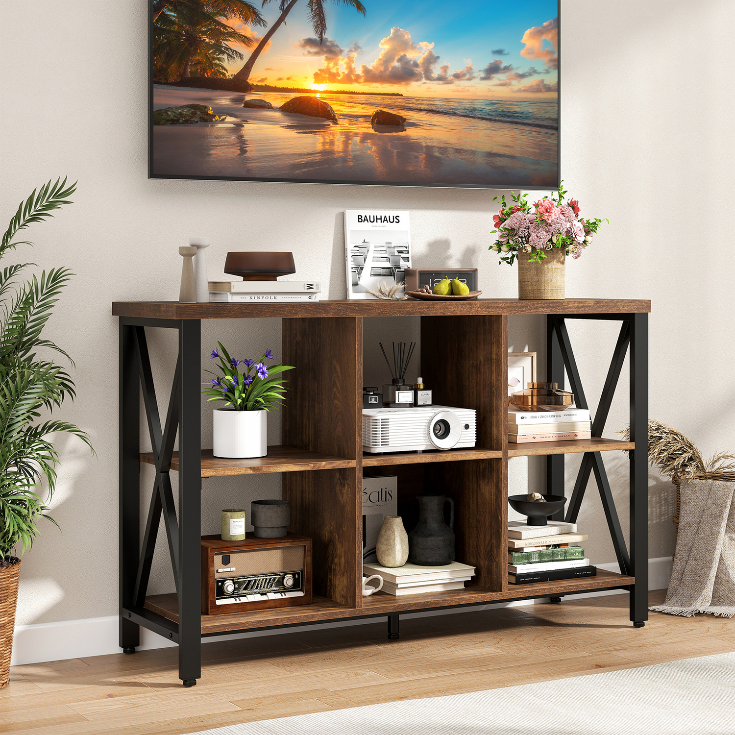 6-cube Storage Organizer - Brown