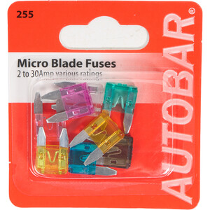 Assorted Micro Blade Fuses All Ratings