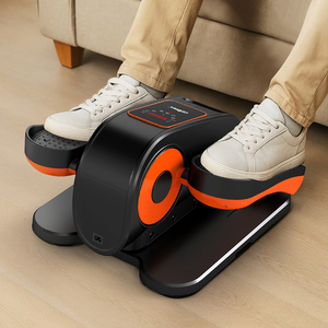 Under Desk Elliptical Quiet Pedal Exerciser with Remote Control