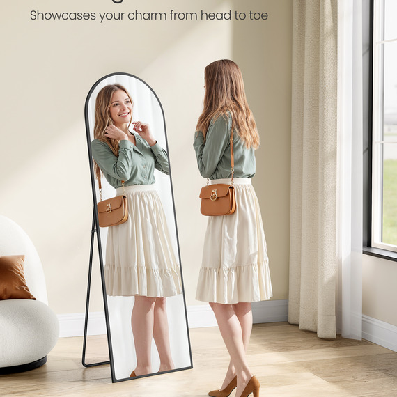 SONGMICS Arched Full Length Mirror