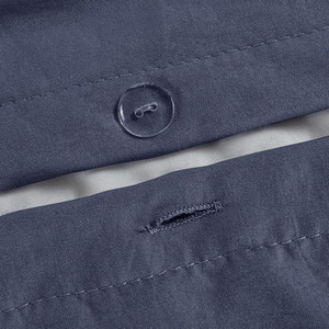 Navy / Single Soft Touch Plain Microfibre Duvet Cover and Pillowcase Set shot 11859854