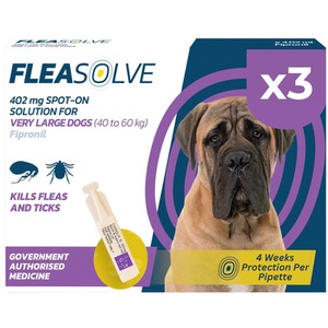  / 3 FleaSolve Spot-On Very Large Dog Flea Treatment shot 11887989