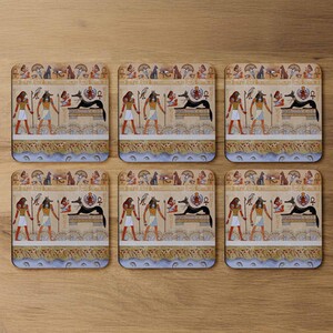 Egyptian Mythelogical Drawings Coaster
