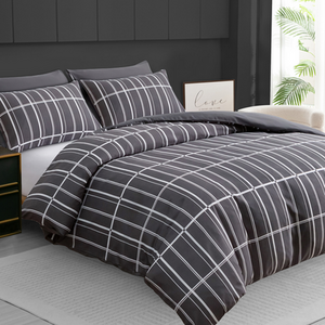 Alston Brushed Microfiber Duvet Cover Set with Zipper Closure