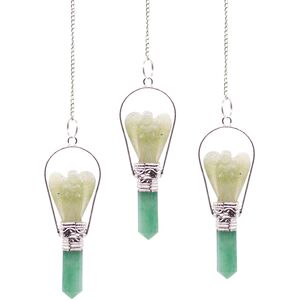 Angel Pendulum with Ring Adventurine