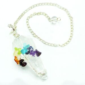Magic Pendulum Seven Chakra Rock Quartz