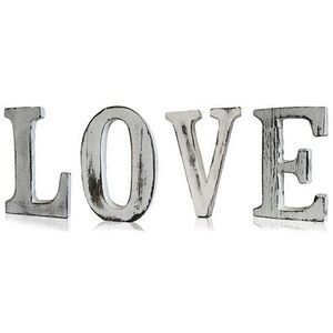 Handcrafted Shabby Chic LOVE Letters Set
