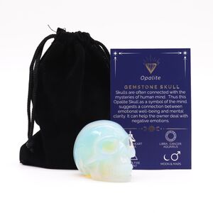 Opalite Gemstone Large Skull 50x40x30mm