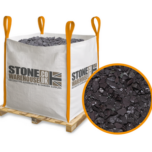 Blue Slate Chippings 40mm Half Bulk Bag 500kg