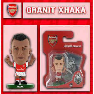 SoccerStarz Arsenal Granit Xhaka - Home Kit  Classic Kit  5cm Figure