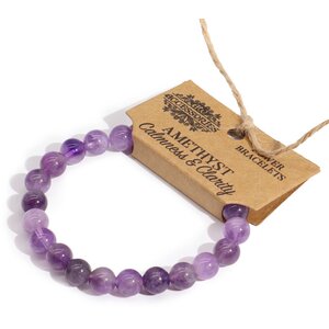 Amethyst Power Bracelet for Better Sleep  Mood Boost