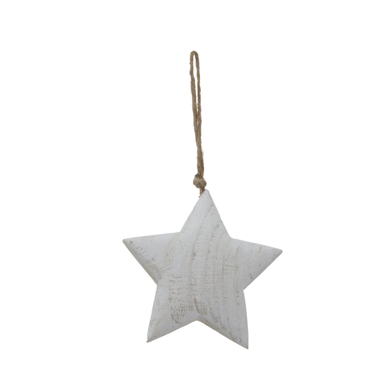Image of Whitewashed Rustic Hanging Star Wall Decor&hellip;