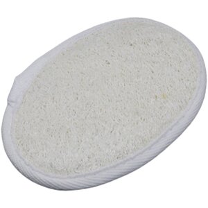 Natural Oval Loofah Body Scrub for Gentle Exfoliation Soft Skin